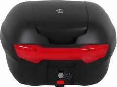 Hepco & Becker Topcase - Set Journey 40 black incl. carrier for Aprilia SR GT 125/200/Sport (ab 2022) | 6507648 01 01-089 bl