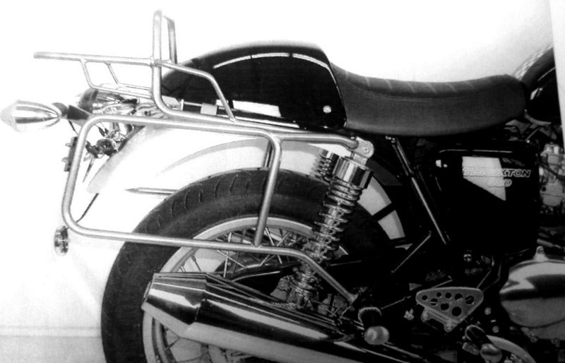 Hepco & Becker Sidecarrier permanent mounted-chrome for Triumph Thruxton until 2015 | 650789 00 02