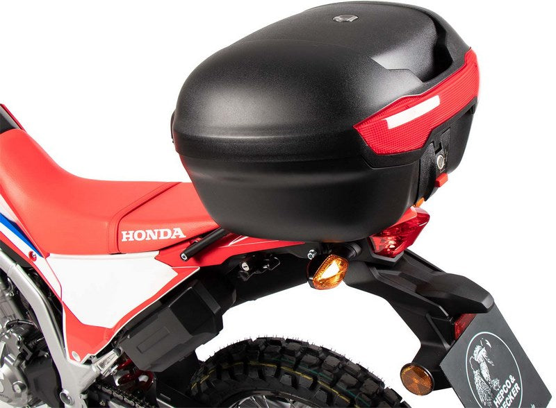 Hepco & Becker Topcase - Set Journey Topcase 40 Black Incl. Carrier For Honda CRF 300 L (2021-) | 6509534 01 01-089 bl