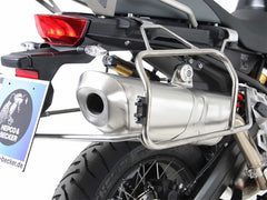 Hepco & Becker Sidecarrier Cutout stainless steel incl. Xplorer sideboxes silver for BMW F 750 GS (2018-) | 6516512 00 22-00-40