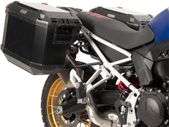 Hepco & Becker Side Carrier Cutout Black Incl. Xplorer Sideboxes Black For BMW F 900 GS (2024-) | 6516534 00 01-01-40