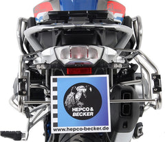 Hepco & Becker Sidecarrier Cutout stainless steel incl. Xplorer Cutout sideboxes for BMW R1200GS LC Adventure (2014-) | 651671 00 22-00-40