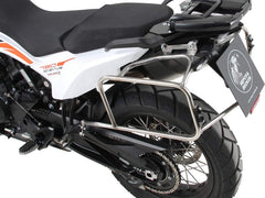 Hepco & Becker Sidecarrier Cutout stainless steel incl. Xplorer Cutout sideboxes for KTM 790 Adventure/R (2019-) | 6517581 00 22-00-40