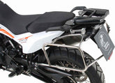 Hepco & Becker Side carrier cutout stainless steel incl. Xplorer silver sideboxes for KTM 890 Adventure / R / Rally (2021-) | 6517617 00 22-00-40