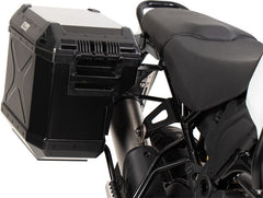 Hepco & Becker Side Carrier Cutout Black Incl. Xplorer Black Sideboxes For Ducati DesertX Rally (2024-) | 6517659 00 01-01-40