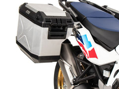 Hepco & Becker Side Carrier Cutout Stainless Steel Incl. Xplorer Sideboxes Silver For Honda Honda CRF 1100L Africa Twin Adventure Sports (2024-) | 6519544 00 22-00-40