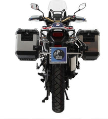 Hepco & Becker Sidecarrier Cutout stainless steel incl. Xplorer Cutout sideboxes for Honda CRF1000L Africa Twin (2016-2017) | 651994 00 22-00-40