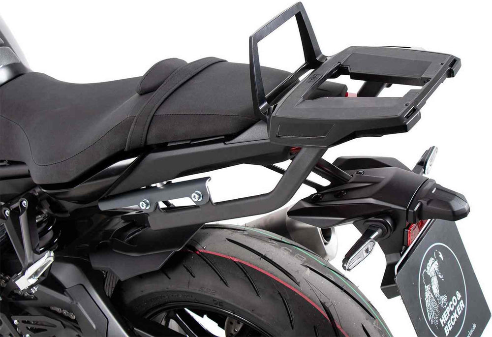 Hepco & Becker Alurack top case carrier anthracite/black for Yamaha MT-10 (2022-) | 6524577 01 05