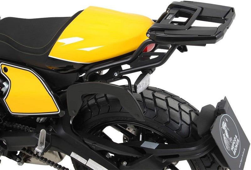 Hepco & Becker Alurack topcasecarrier – black for Ducati Scrambler 800 (2019-) | 6527593 01 01