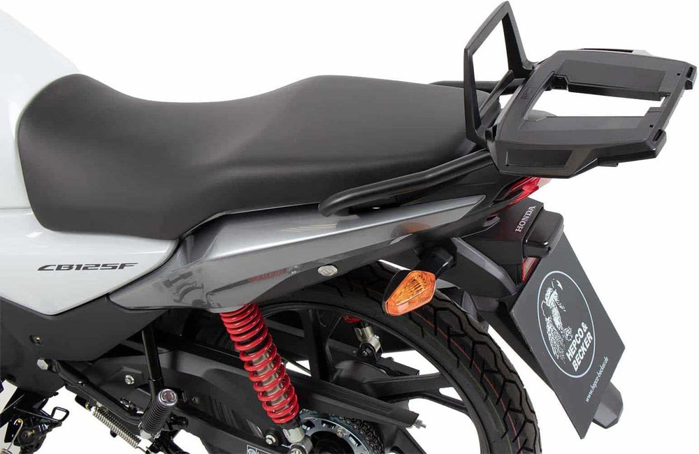 Hepco & Becker Alurack top case carrier black for Honda CB 125 F (2021-) | 6529527 01 01