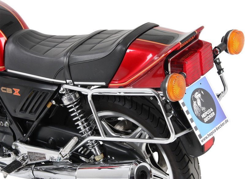 Hepco & Becker Sidecarrier permanent mounted-chrome for Honda CBX 1000 / 1978-1980 | 653126 00 02