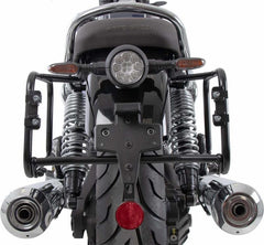 Hepco & Becker Side carrier permanent mounted black for Moto Guzzi V7 Special/Stone/Centenario (850 ccm) (2021-) | 653556 00 01