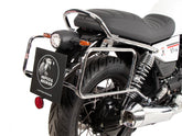 Hepco & Becker Side carrier permanent mounted chrome for Moto Guzzi V7 Stone / Special (850 ccm) (2021-) | 653556 00 02