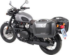 Hepco & Becker Sidecarrier permanent mounted-chrome for Triumph Bonneville T 120 / Black from 2016 | 6537544 00 02