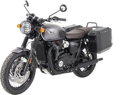 Hepco & Becker Sidecarrier permanent mounted-chrome for Triumph Bonneville T 120 / Black from 2016 | 6537544 00 02