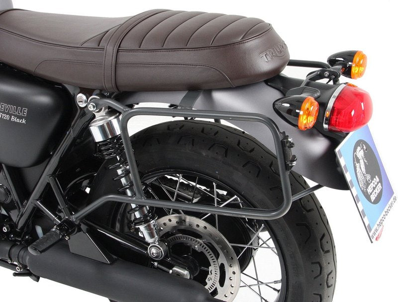 Hepco & Becker Sidecarrier permanent mounted-for Triumph Bonneville T 100 / Black from 2017 | 6537559 00 01