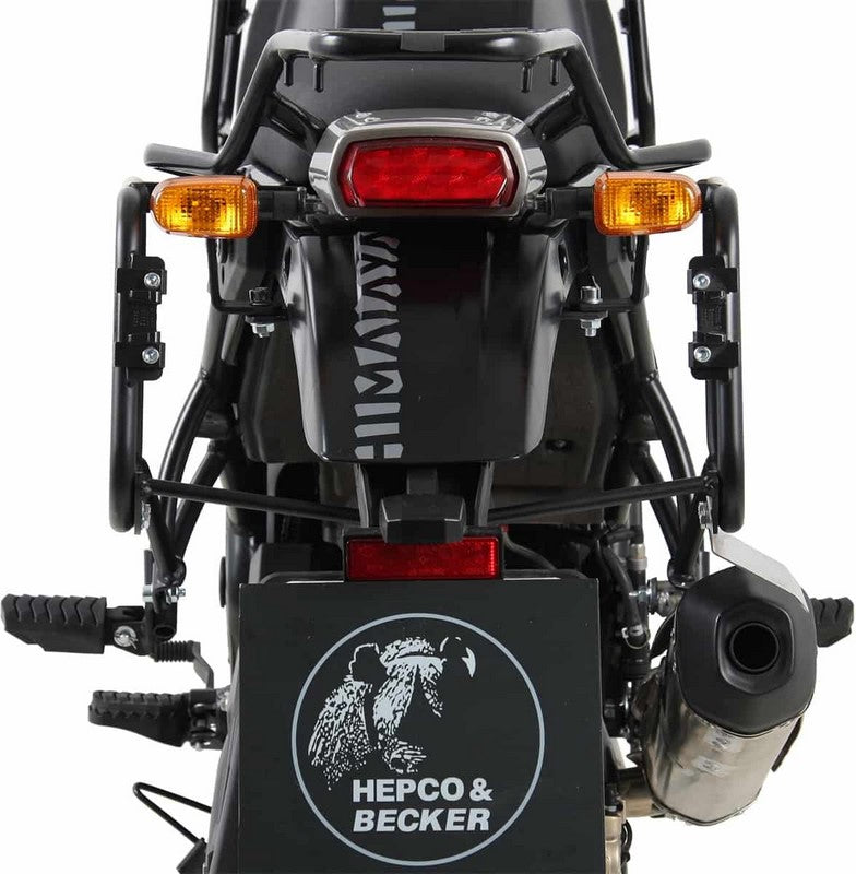 Hepco & Becker Sidecarrier permanent mounted - black for Royal Enfield Himalayan (2018-) | 6537590 00 01