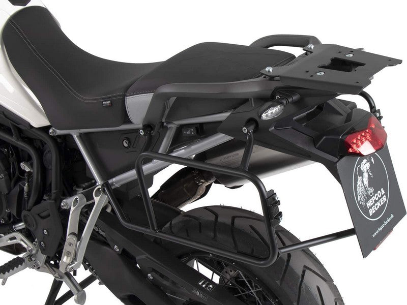 Hepco & Becker Sidecarrier permanent mounted - black for Triumph Tiger 900 Rally / GT / PRO (2020-) | 6537605 00 01