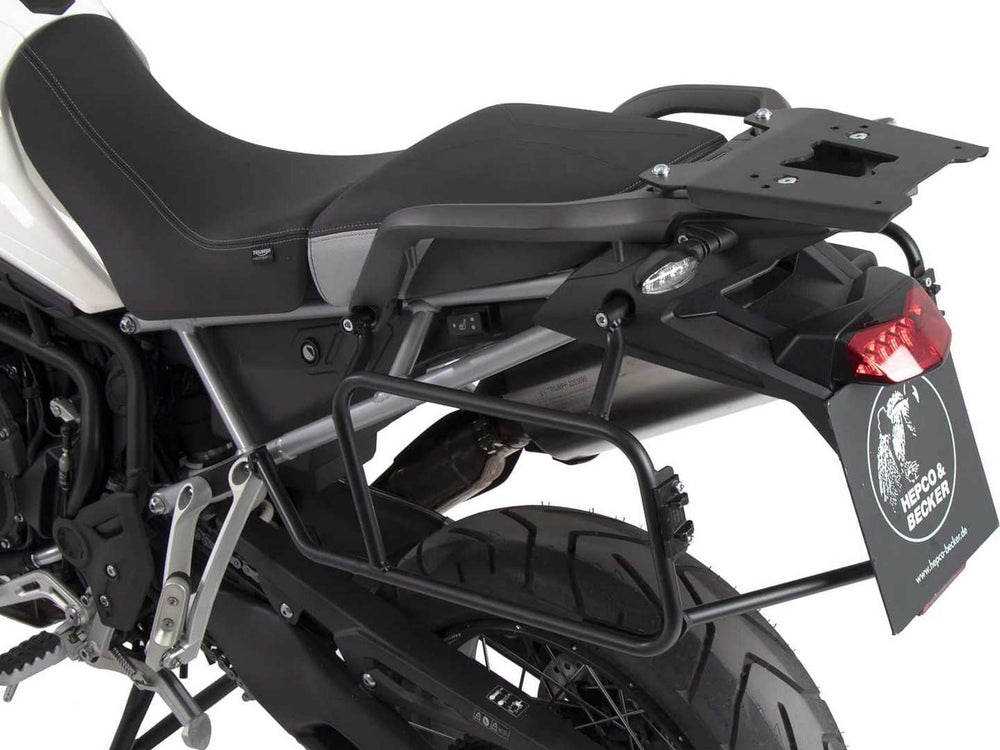 Hepco & Becker Sidecarrier permanent mounted black for Triumph Tiger 850 Sport (2021-) | 6537613 00 01