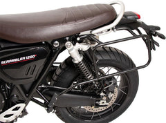 Hepco & Becker Side Carrier One-Sided Left Permanent Mounted Black For Triumph Scrambler 1200 X (2024-) | 6537667 00 01