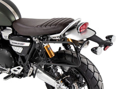 Hepco & Becker Side Carrier One-Sided Left Permanent Mounted Black For Triumph Scrambler 1200 XE (2024-) | 6537675 00 01