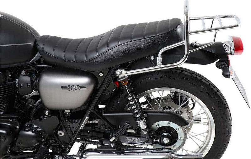 Hepco & Becker Tube Topcasecarrier – chrome for Kawasaki W 800 Street/Cafe (2019-) | 6542541 01 02