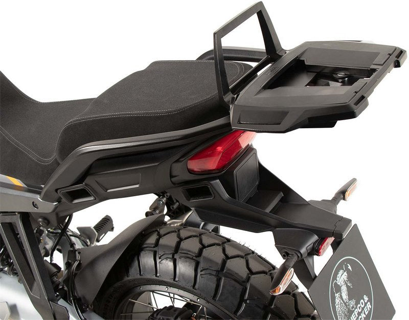 Hepco & Becker Alurack Topcase Carrier Black For Combination With Original Rear Rack For Moto Guzzi Stelvio (2024-) | 655560 01 01