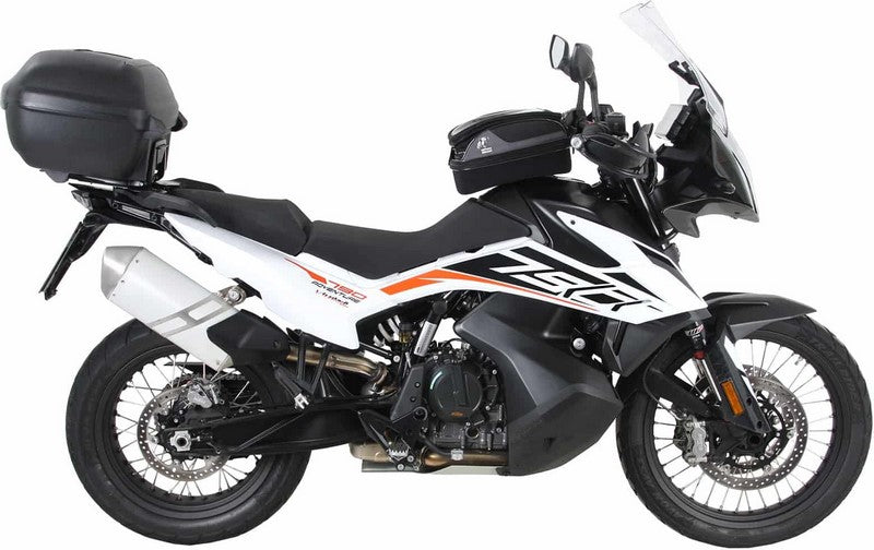Hepco & Becker Alurack topcasecarrier for original rear rack – black for KTM 790 Adventure (2019-) | 6557581 01 01