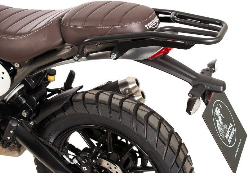 Hepco & Becker Rear Carrier Tube Type – Black For Triumph Scrambler 400 X (2024-) | 6587663 01 01