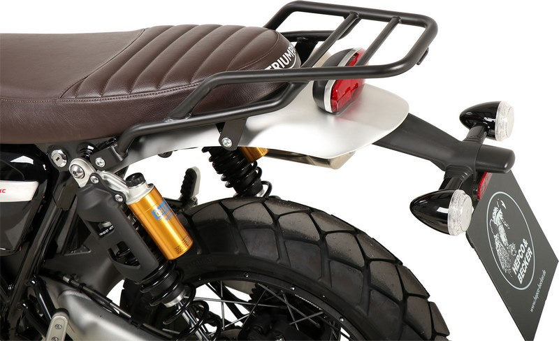 Hepco & Becker Tube Rear Rack Black For Triumph Scrambler 1200 XE (2024-) | 6587675 01 01