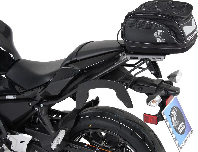 Hepco & Becker Minirack soft luggage rear rack for Kawasaki Ninja 650 from 2017 | 6602528 01 01