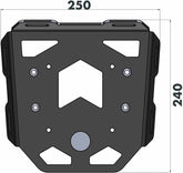 Hepco & Becker Minirack soft luggage rear rack for Suzuki SV 650 X (2018-) | 6603542 01 01