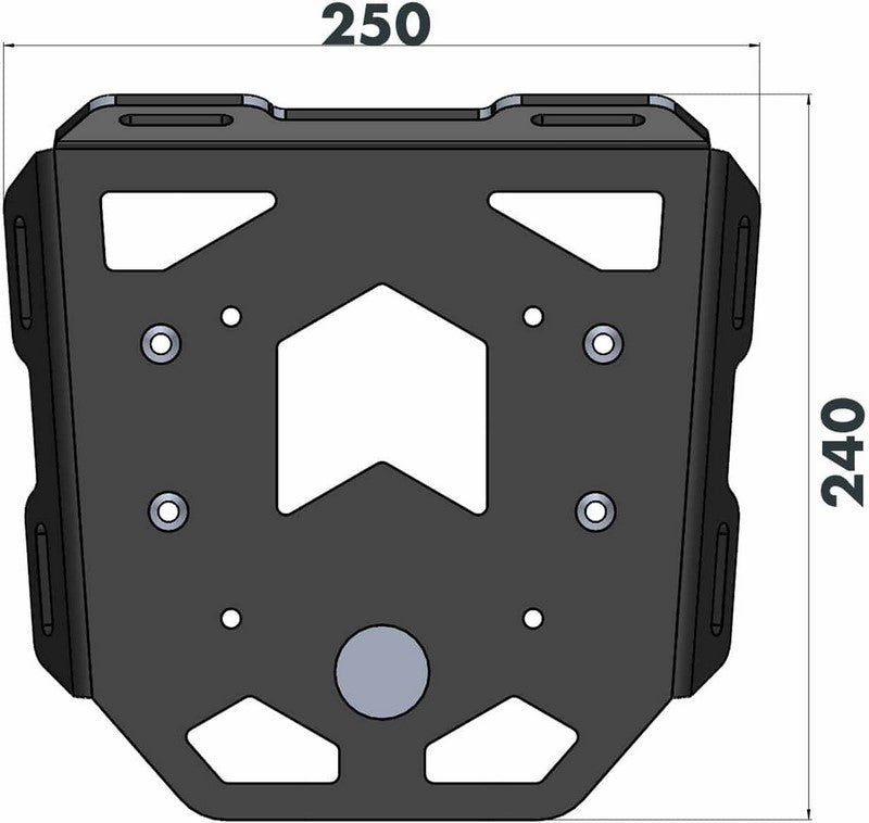 Hepco & Becker Minirack soft luggage rear rack for Yamaha Ténéré 700 (2019-) | 6604564 01 01