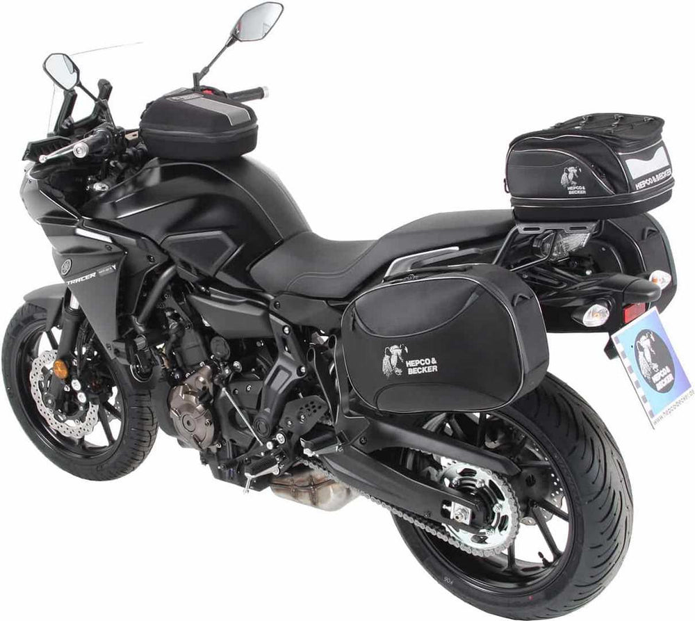 Hepco & Becker Minirack soft luggage rear rack for Yamaha Tracer 7 (2021-) | 6604568 01 01