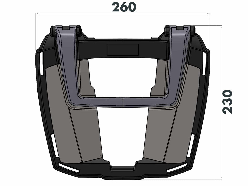 Hepco & Becker Easyrack Topcasecarrier – Black For Honda VFR 800 F | 661985-01-01