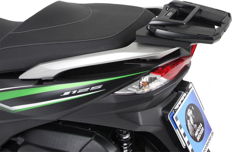 Hepco & Becker Easyrack topcasecarrier in combination with original rear rack-black for Kawasaki J 125 / 300 from 2014 | 6622520 01 01