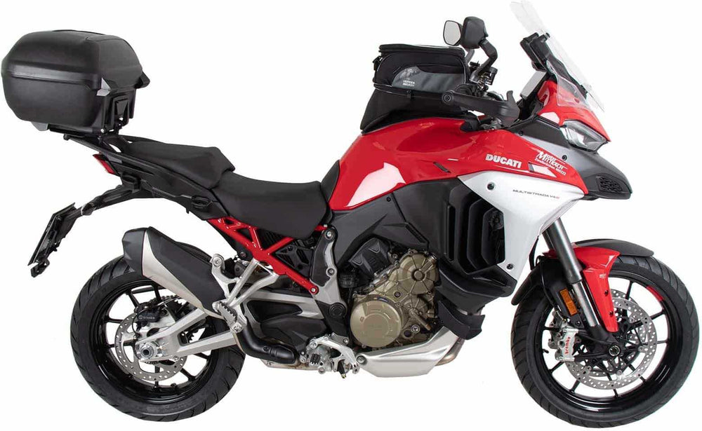 Hepco & Becker Easyrack topcasecarrier black for combination with original rear rack for Ducati Multistrada V4 / S / S Sport (2021-) | 6627614 01 01