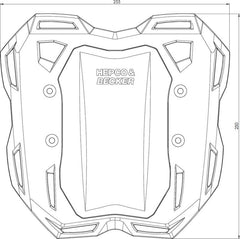 Hepco & Becker Smartrack Soft Luggage Rear Rack For Honda CL 500 (2023-) | 6809543 01 01