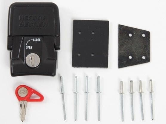 Hepco & Becker Fixing lock for Junior or Journey side case - black | 710111 00 01-33