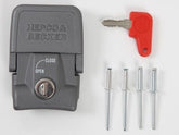 Hepco & Becker Fixing lock for GOBI side case - silver | 710111 00 09-903