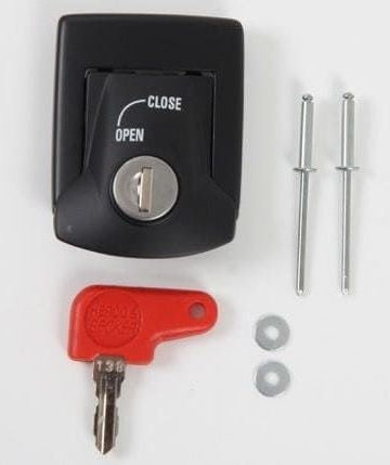 Hepco & Becker Lid lock - black | 710114 00 01-904