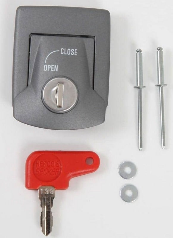 Hepco & Becker Lid lock - silver | 710114 00 09-30
