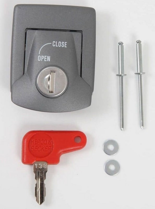 Hepco & Becker Lid lock - silver | 710114 00 09-901