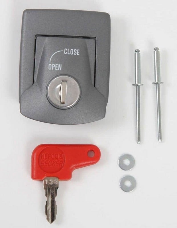 Hepco & Becker Lid lock - silver | 710114 00 09-909