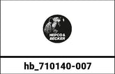 Hepco & Becker Lid lock-cylinder incl. Lock counter part for HEPCO & BECKER leather bags Liberty and Nevada | 710140-007