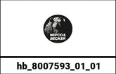 Hepco & Becker Modelspecific rear enlargement - black for Ducati Scrambler 800 (2019-) | 8007593 01 01