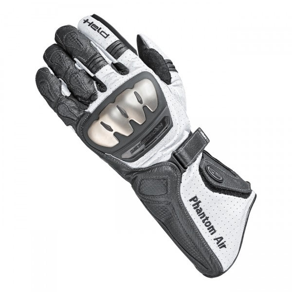 Held Phantom Air Black-White Sport Gloves | 21913-14