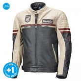 Held Baker Blue-Beige-Burgund Leather Jacket | 51927-33