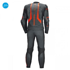 Held Street-Rocket Pro Black-Neonred One-Piece Suit | 52215-61