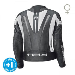 Held Debbie II Black-White Leather Jacket | 5730-14